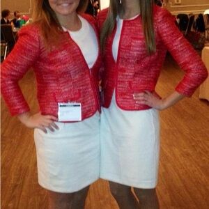 Banana Republic Red Blazer